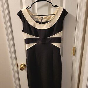 Maggy London Black and White Dress